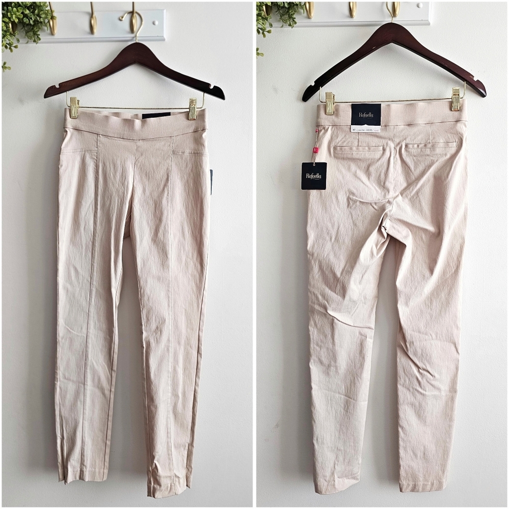 NWT Rafaella Comfort Fit Ankle Pants - Size 4P (Petite)